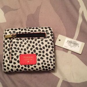 brand new fossil mini wallet